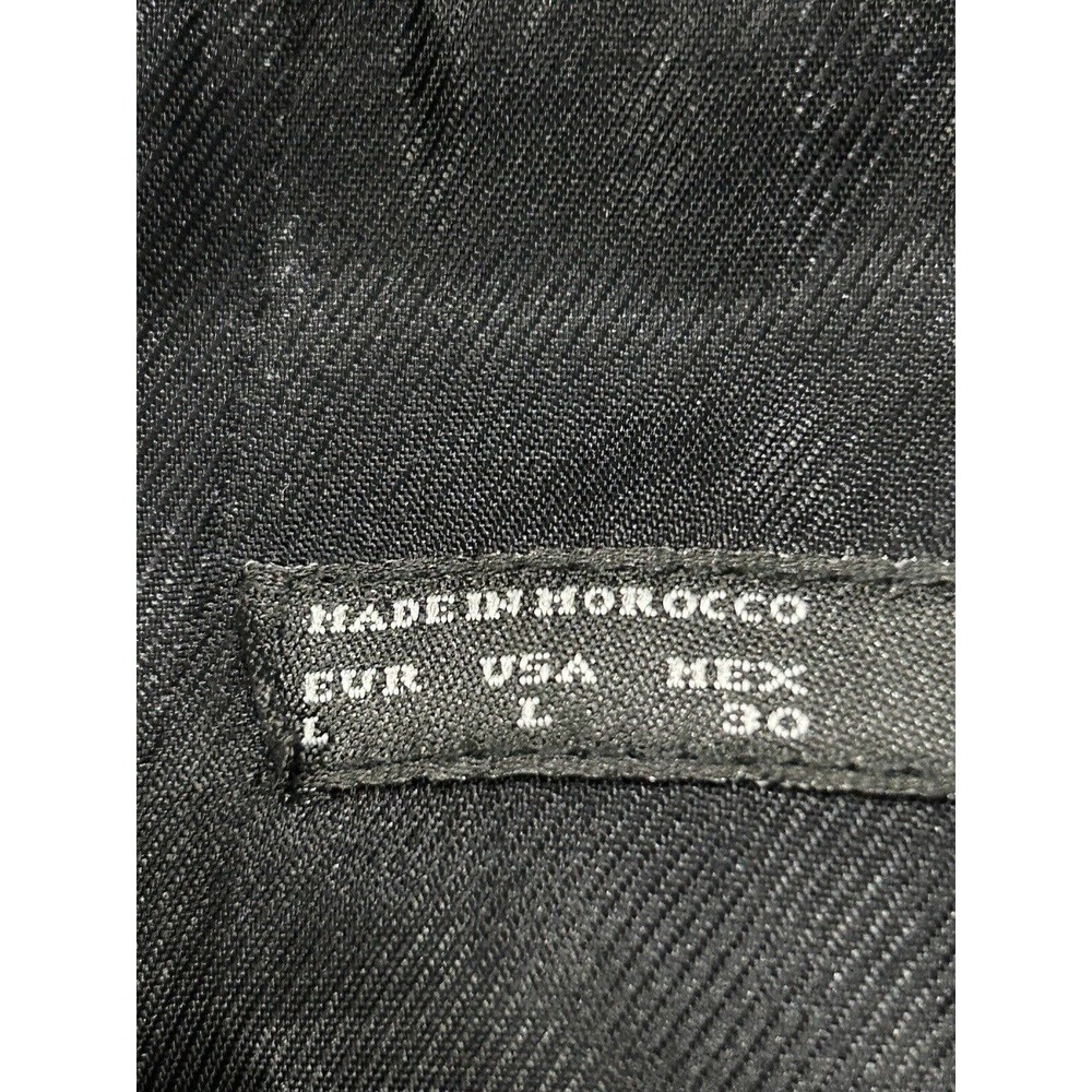 Zara Women’s White Black Floral Lace Sheer Top Upper Neck Zip Up Dress Size L - Picture 4 of 14